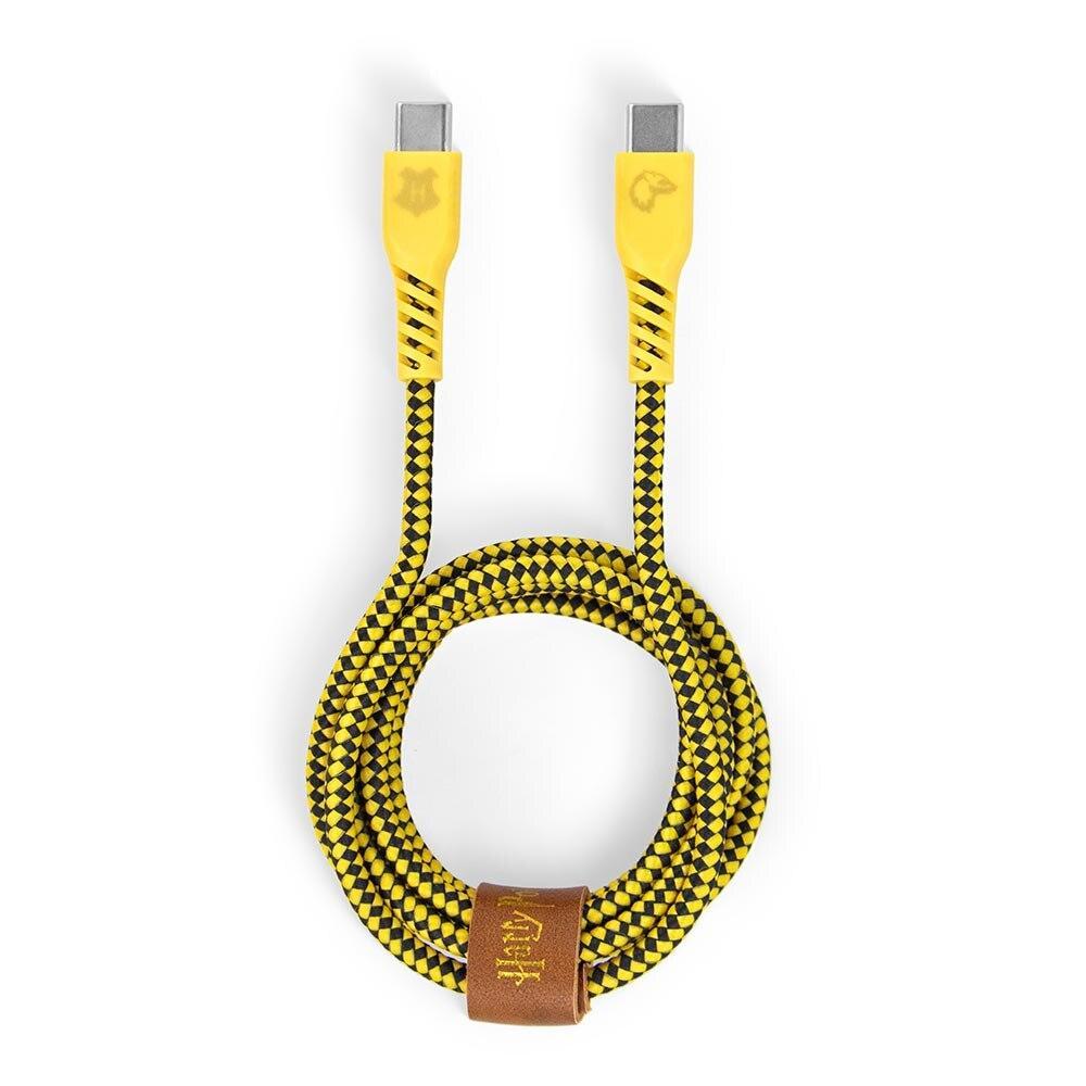 Cabo USB-C para USB-C Amarelo | Lufa-Lufa Harry Potter - iWill - 2
