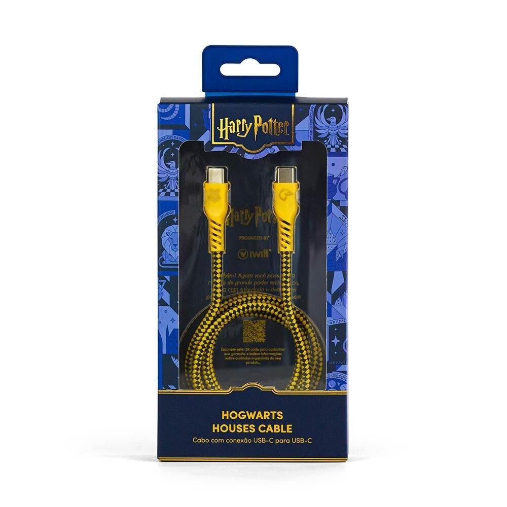 Cabo USB-C para USB-C Amarelo | Lufa-Lufa Harry Potter - iWill - 4