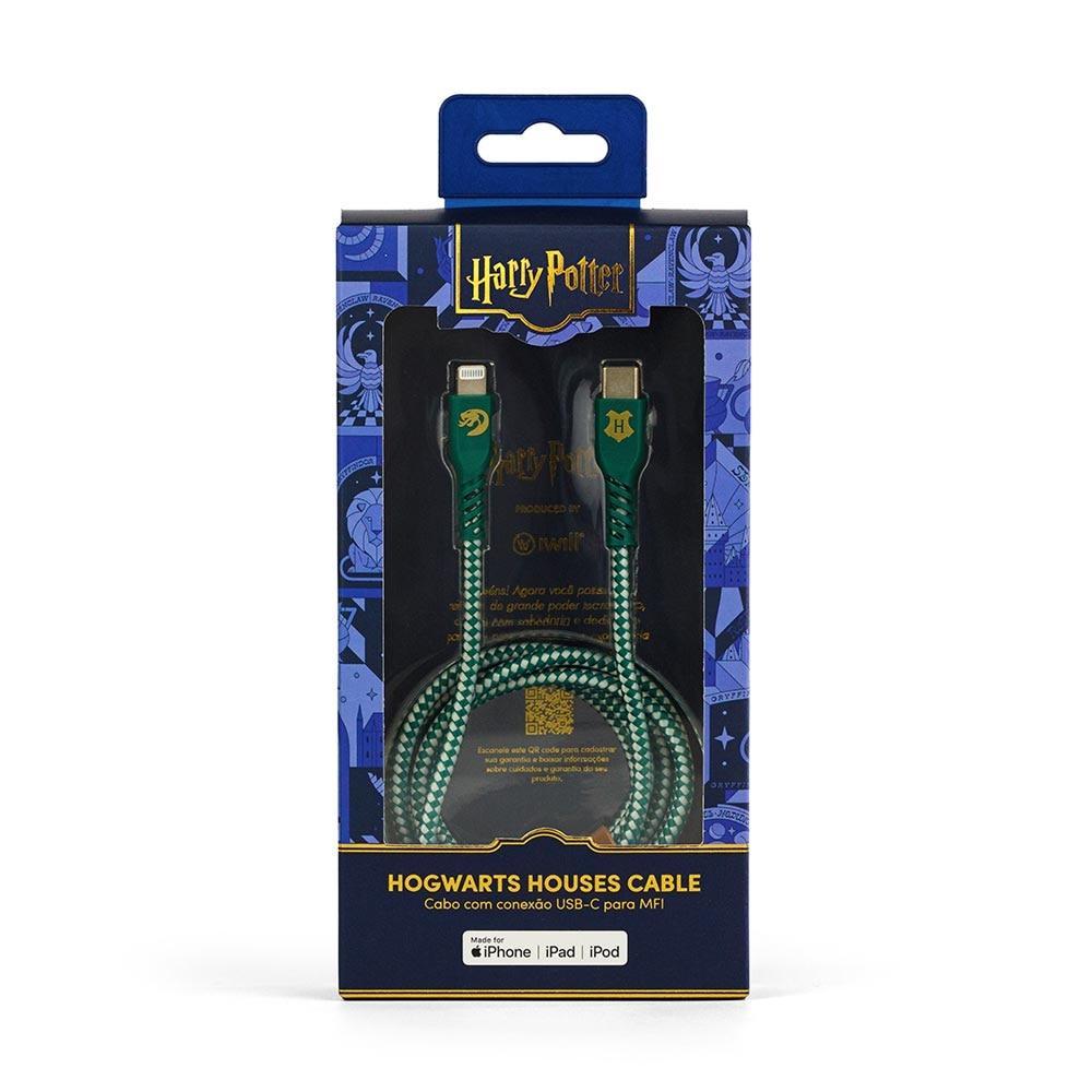 Cabo Lightning para USB-C Verde | Sonserina Harry Potter - iWill - 4
