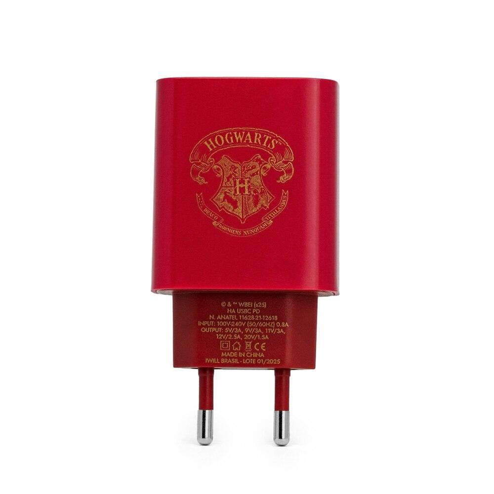 Carregador USB-C 33W Vermelho | Grifinória Harry Potter - iWill - 3