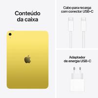 Apple iPad 11 geração, chip A16, Wi-Fi, 256GB - Amarelo - 8