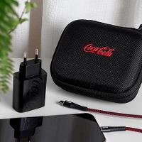 Kit de carregamento Coca-Cola 30W Preto - iWill - 2