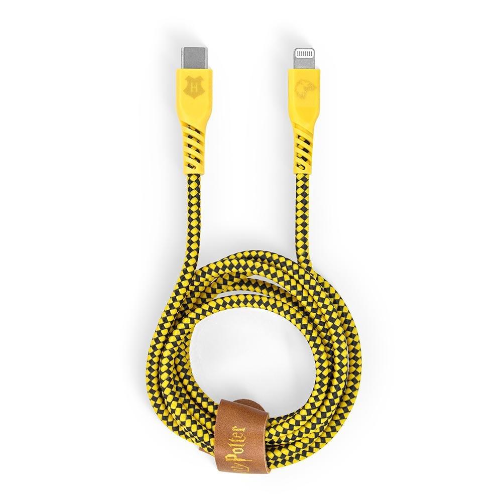 Cabo Lightning para USB-C Amarelo | Lufa-Lufa Harry Potter - iWill - 2