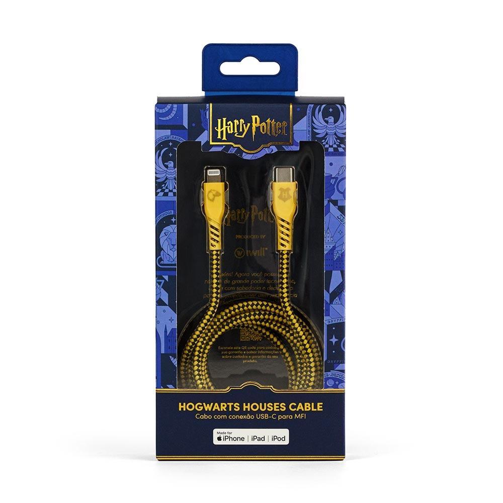 Cabo Lightning para USB-C Amarelo | Lufa-Lufa Harry Potter - iWill - 4