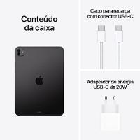 Apple iPad Pro 11" M4, Wi-Fi + Cellular, vidro nano-texture, 1TB - Preto-espacial - 10