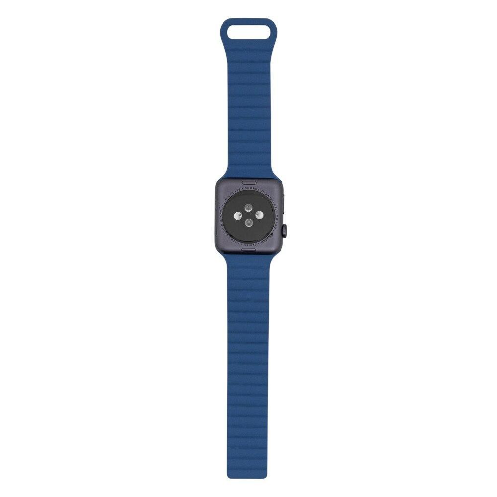 Kit Pulseira Double para Apple Watch 42/44/45/46/49 MM Cinza e Azul - 8