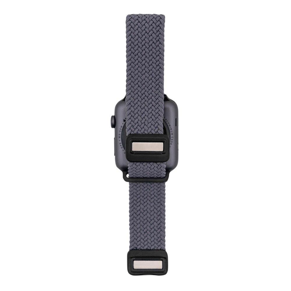 Kit Pulseira Double para Apple Watch 42/44/45/46/49 MM Cinza e Azul - 9