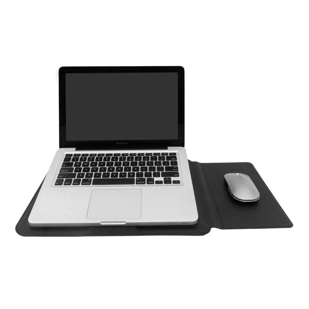 Capa Sleeve com Suporte e Deskpad Preta para Macbook 16’’  - 1