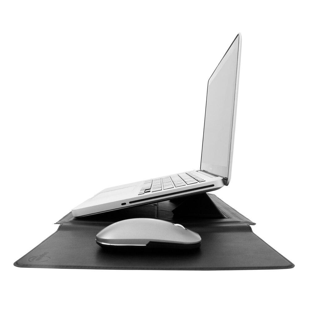Capa Sleeve com Suporte e Deskpad Preta para Macbook 16’’  - 9