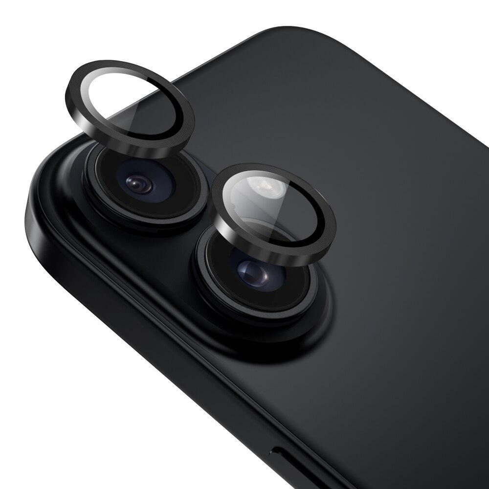 Película para câmera iPhone 16 / 16 Plus, Originais iPlace, Aro Preto  - 1