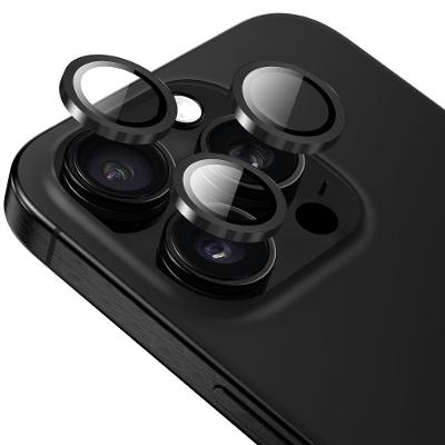 Película para câmera iPhone 16 Pro/ 16 Pro Max, Originais iPlace, Aro Preto 