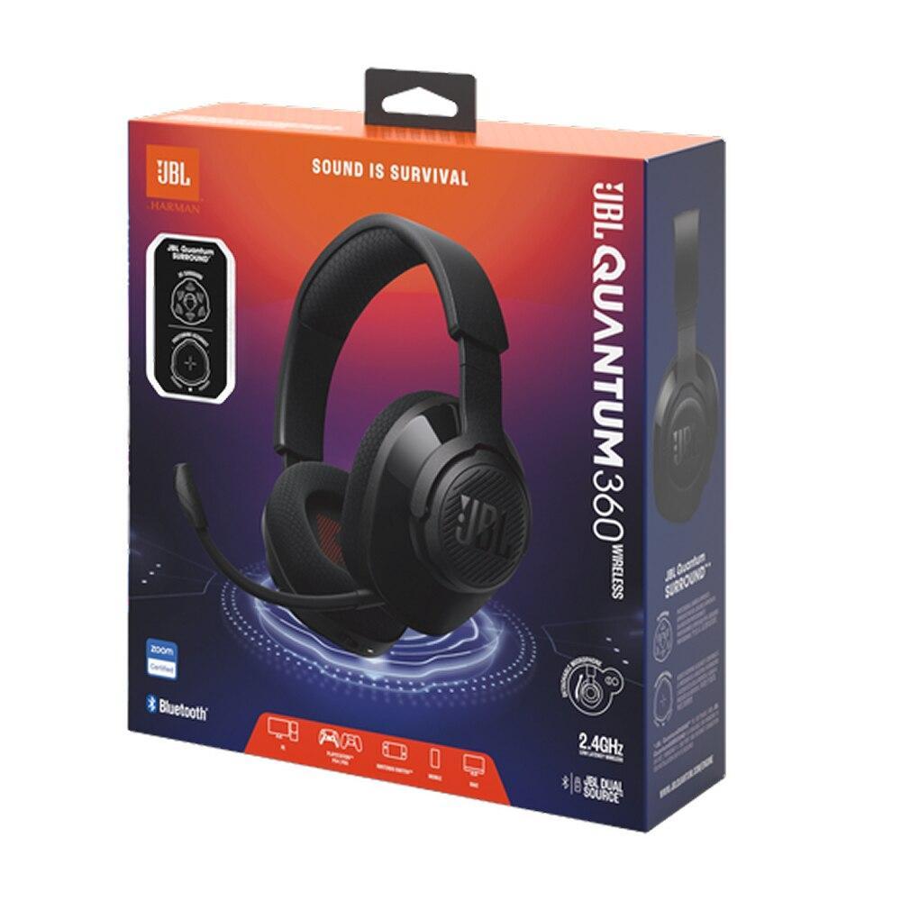 JBL Quantum 360 Wireless, Headset Gamer, Preto - 8
