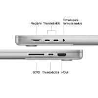 Apple MacBook Pro 16", M4 Max, CPU de 14 núcleos, GPU de 20 núcleos, 16GB RAM, 1TB SSD - Prateado - 7