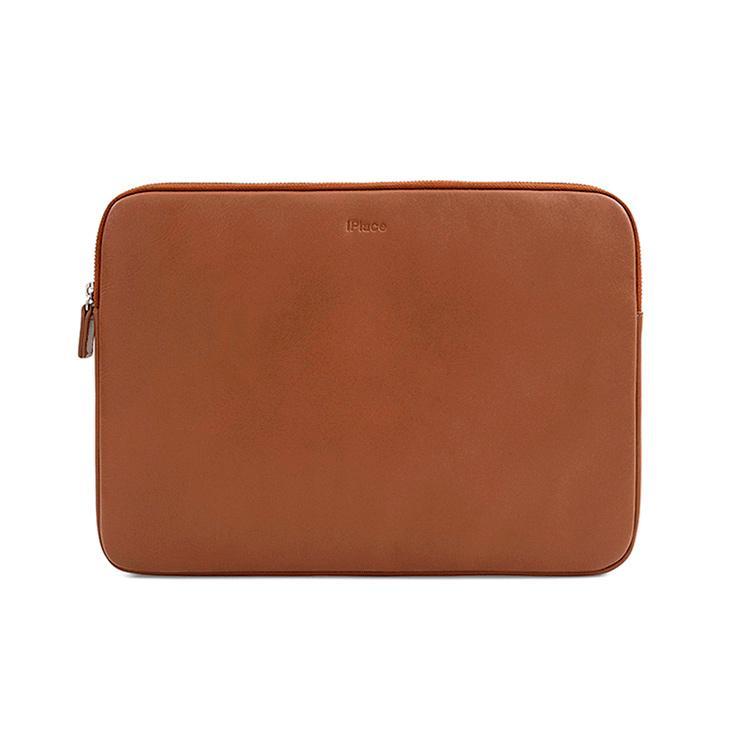 Capa Sleeve Macbook 13,3" iPlace, Pampas, Couro Marrom - 1
