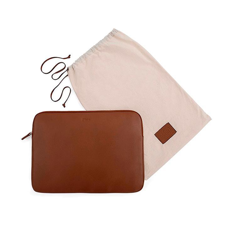 Capa Sleeve Macbook 13,3" iPlace, Pampas, Couro Marrom - 2
