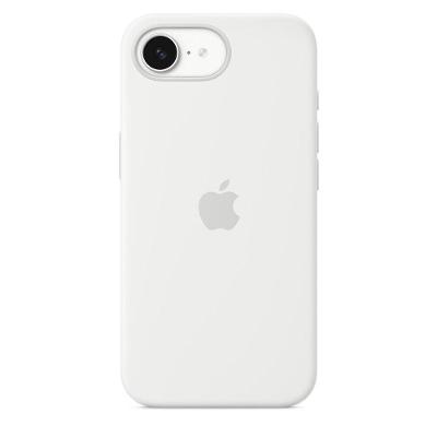 Capa de silicone para iPhone 16e – Branco