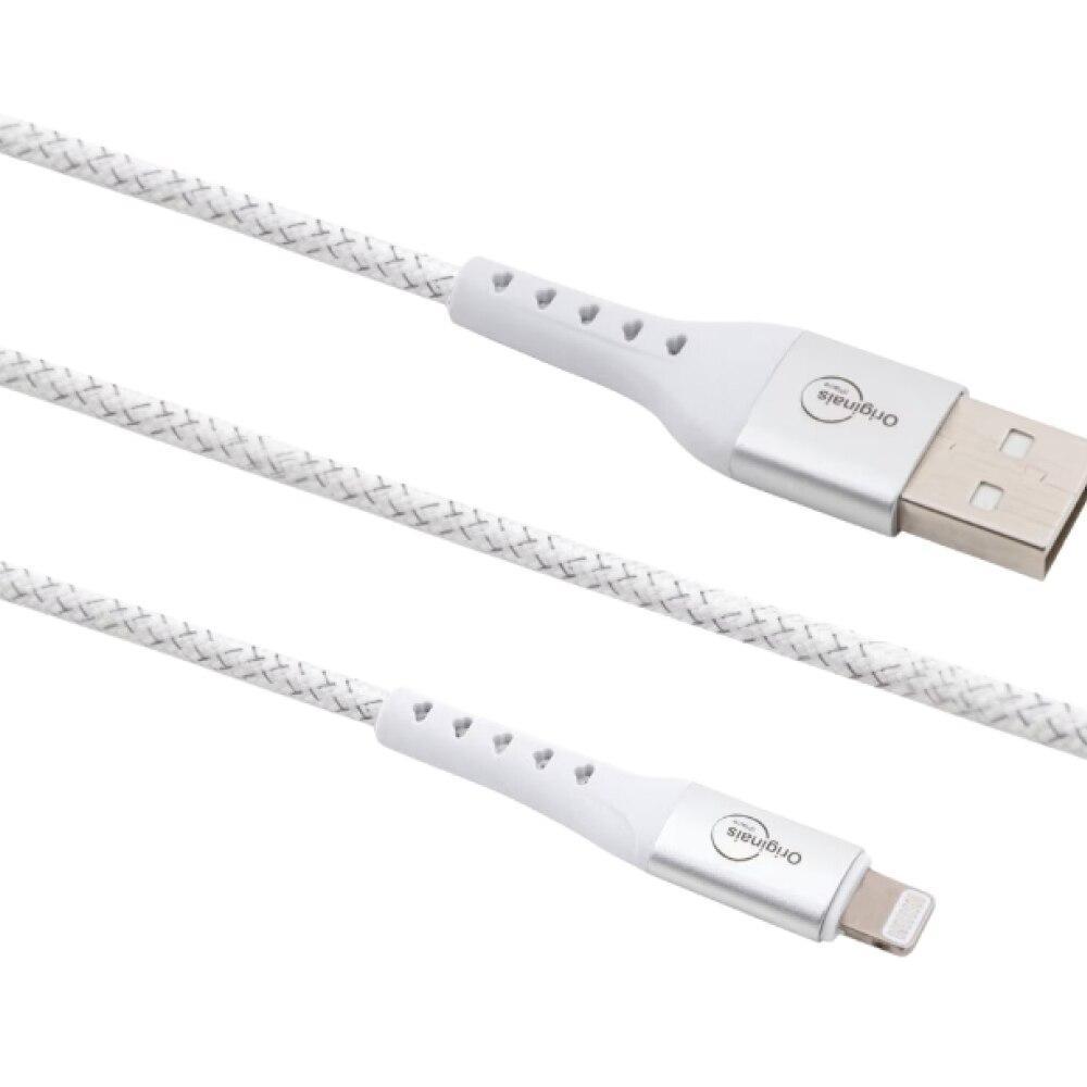Cabo Lightning para USB-A, 1,2M Originais iPlace, Branco - 2