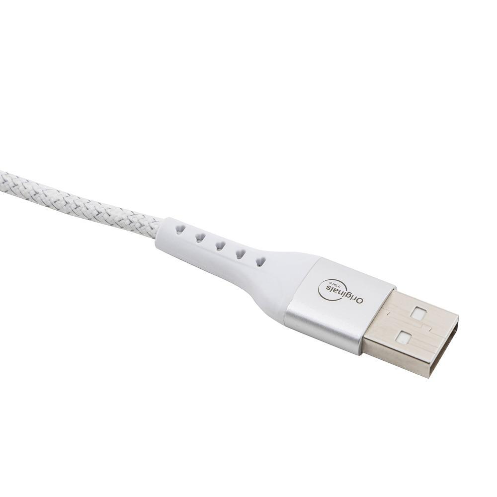 Cabo Lightning para USB-A, 1,2M Originais iPlace, Branco - 4