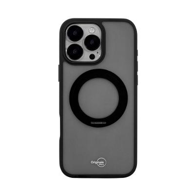 Capa iPhone 16 Pro Originais iPlace, Stand Preta