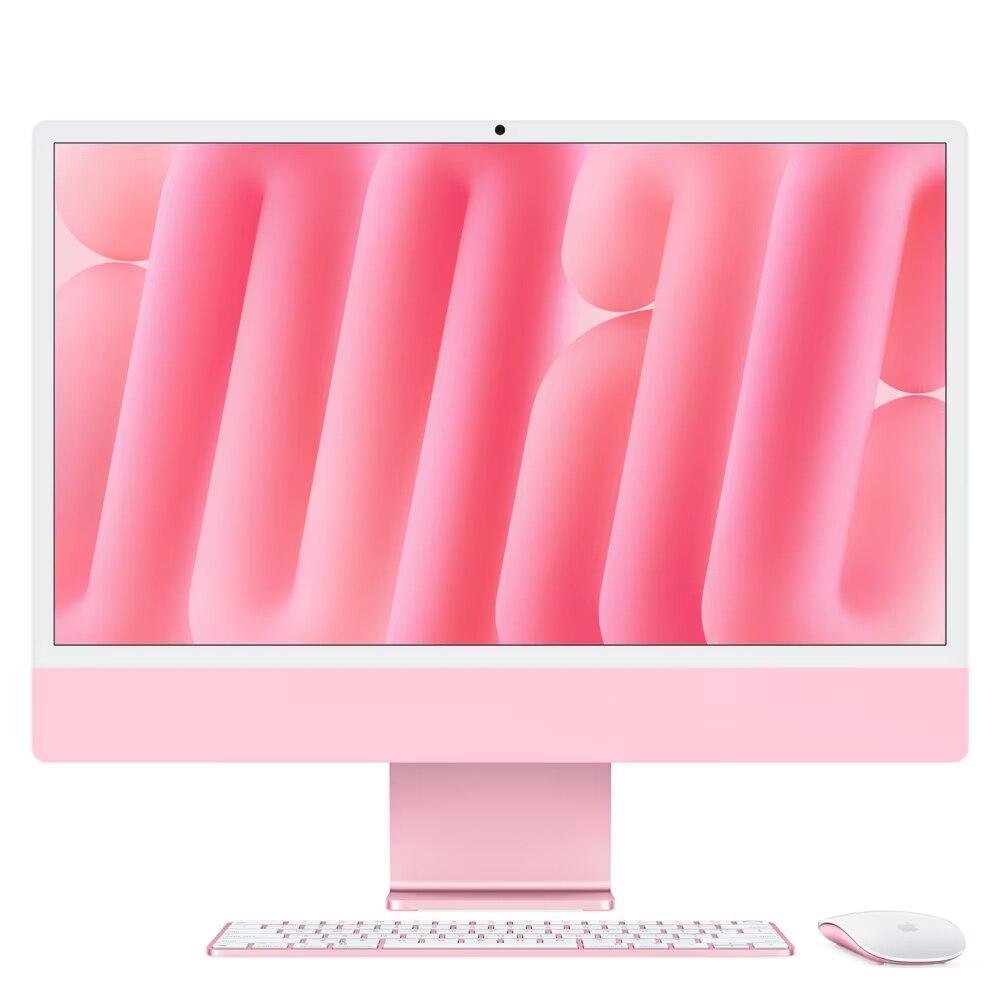 iMac 24", M4, CPU 10 núcleos e GPU 10 núcleos, Memória Unificada 16GB, 512GB SSD - Rosa - 1