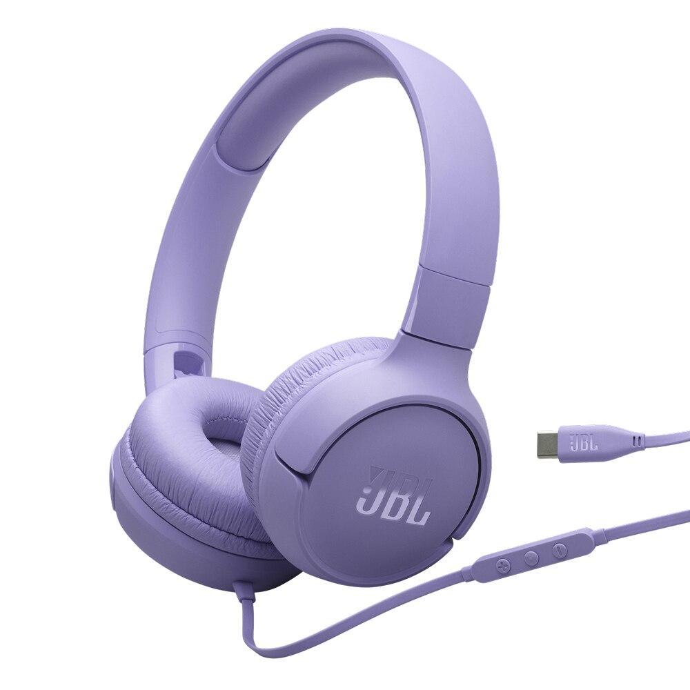 JBL Tune 520C, Fone de Ouvido com Fio USB-C, Roxo - 1