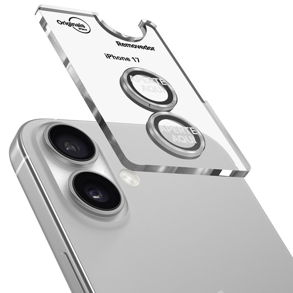 Película para câmera iPhone 17, Originais iPlace, Prata - 2