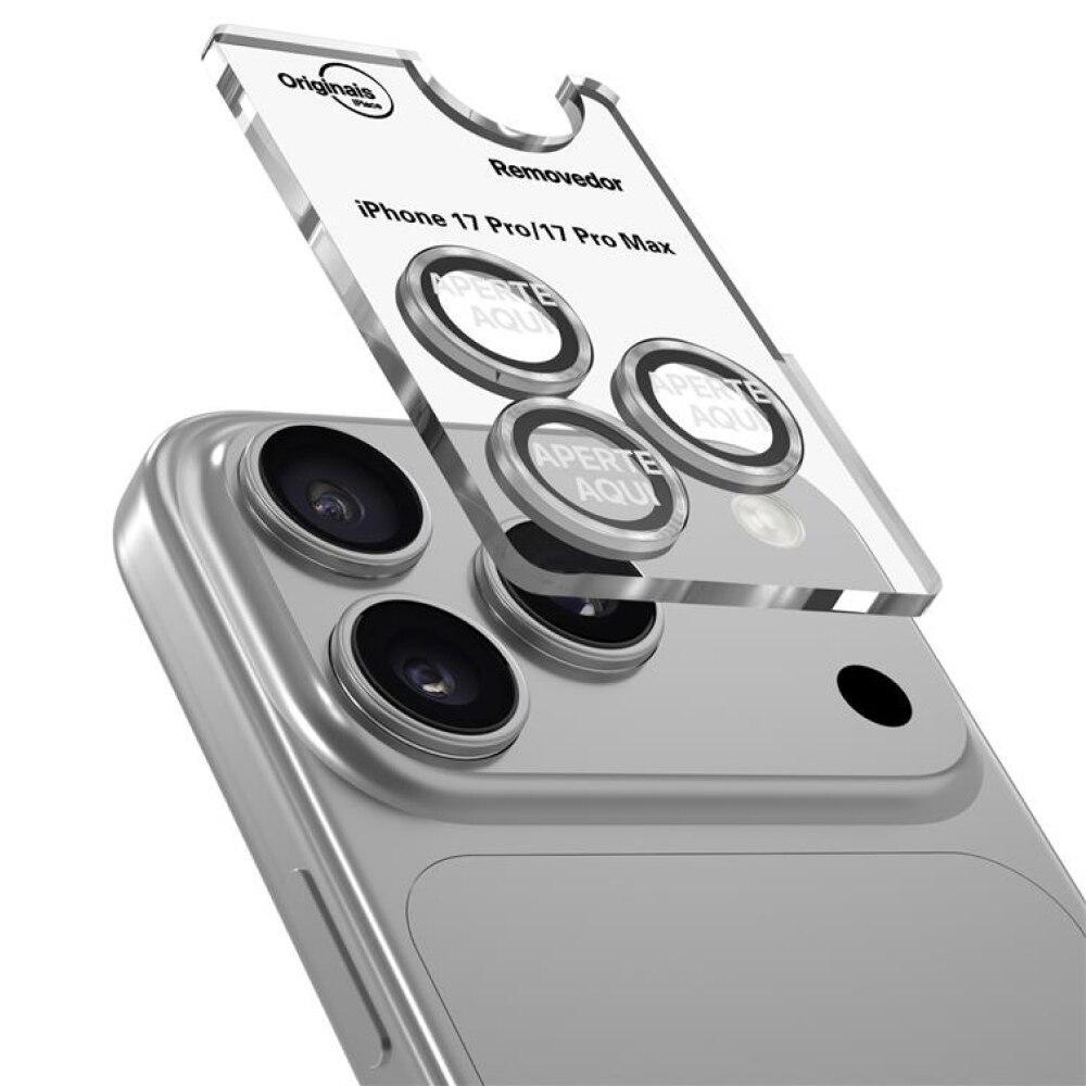 Película para câmera iPhone 17 Pro/ 17 Pro Max, Originais iPlace, Prata - 2