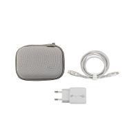 Kit Viagem Cinza, Cabo Lightning e Carregador 30W, Originais iPlace - 9