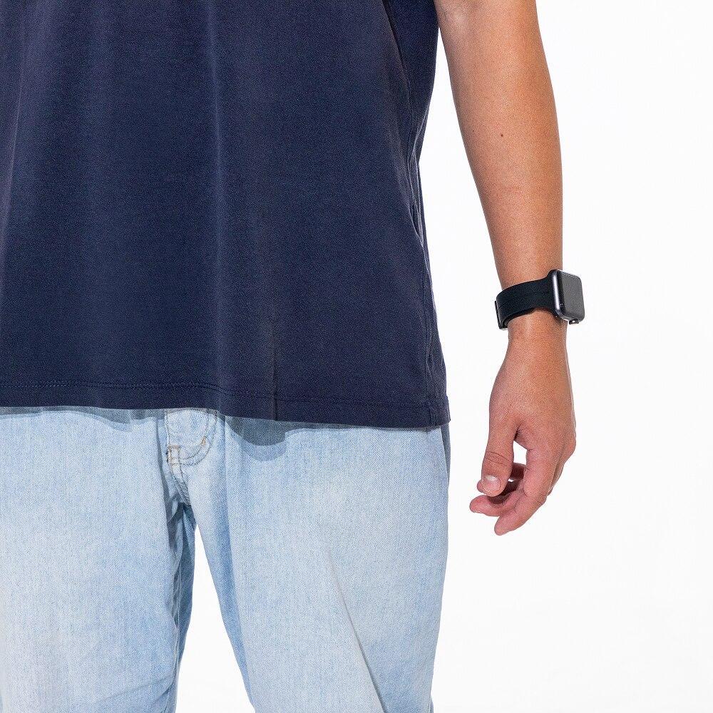 Pulseira de Silicone Com Fecho Magnético para Apple Watch 38-41mm Preta, Originais iPlace - 5