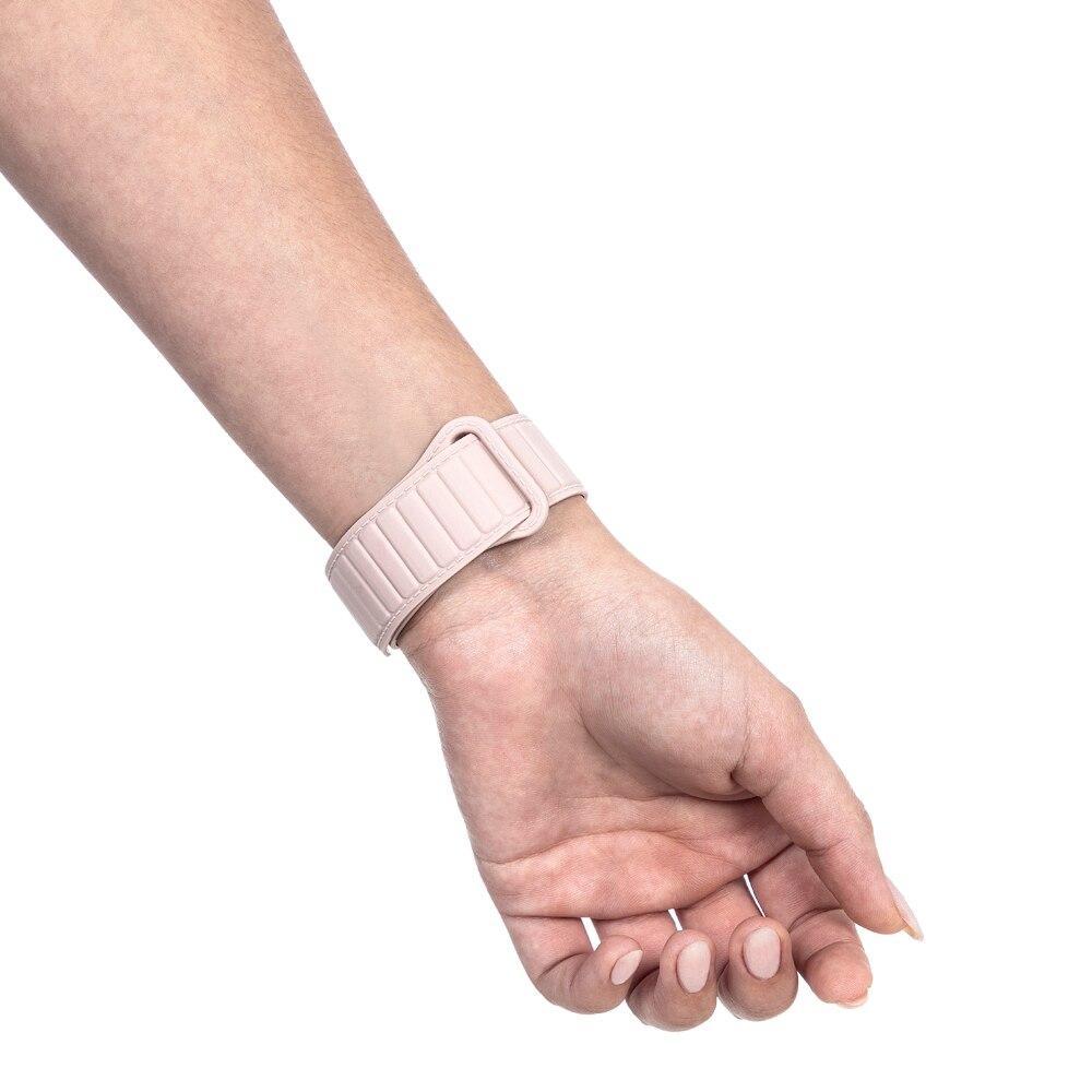 Pulseira de Silicone Magnética para Apple Watch 38-41mm Rosa, Originais iPlace - 5