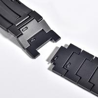 Pulseira de Titanium Click para Apple Watch 42/44/45/46/49mm, Originais iPlace, Preta - 6