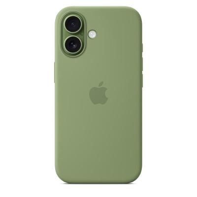 Capa iPhone 17 Silicone, com MagSafe, Apple, Musgo-claro