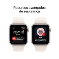 Apple Watch SE 3 GPS - Caixa estelar de alumínio – 40 mm - Pulseira esportiva estelar – M/G - 7