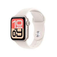 Apple Watch SE 3 GPS + Cellular - Caixa estelar de alumínio – 44 mm - Pulseira esportiva estelar – P/M - 1
