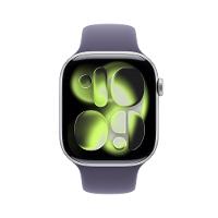 Apple Watch Series 11 GPS - Caixa prateada de alumínio – 46 mm - Pulseira esportiva roxo-névoa – M/G - 2