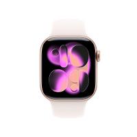 Apple Watch Series 11 GPS + Cellular - Caixa cor de ouro rosa de alumínio – 42 mm - Pulseira esportiva blush-clara – P/M - 2