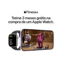 Apple Watch Series 11 GPS + Cellular - Caixa dourada de titânio – 42 mm - Pulseira esportiva blush-clara – M/G - 9