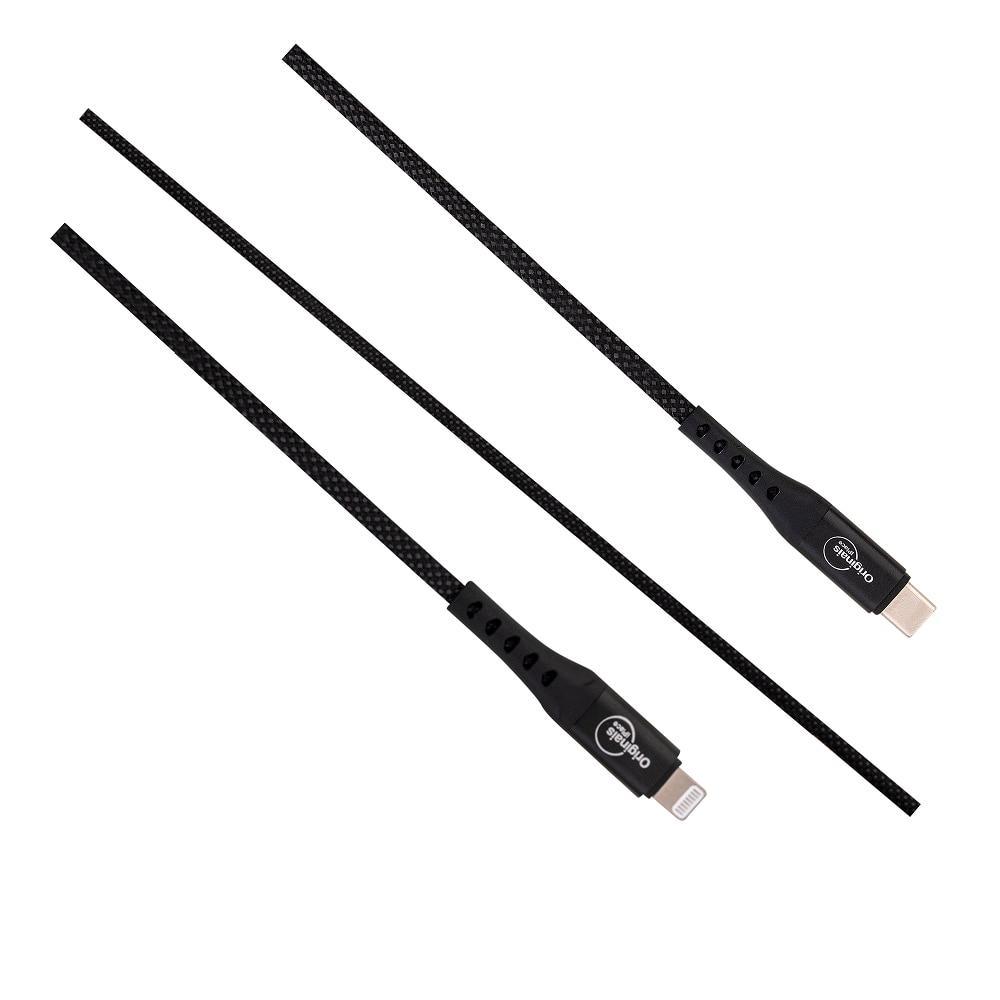 Cabo USB-C para Lightning 1,2 m, Originais iPlace, Preto - 1