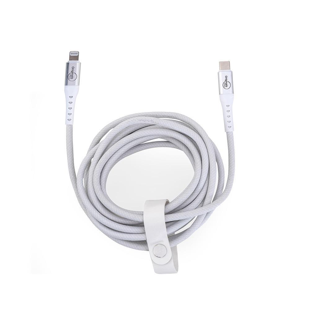 Cabo USB-C para Lightning 3 m, Originais iPlace, Branco - 8