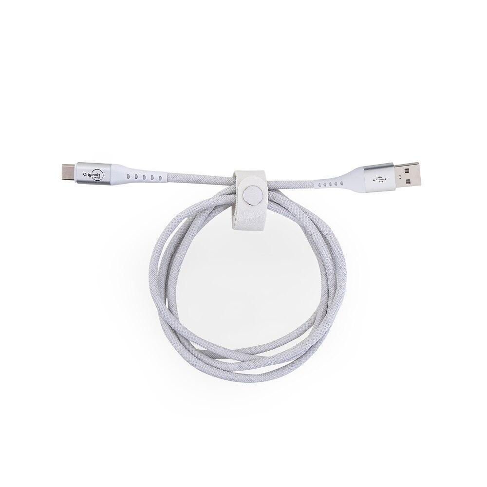 Cabo USB-A para USB-C 1,2 m, Originais iPlace, Branco - 6