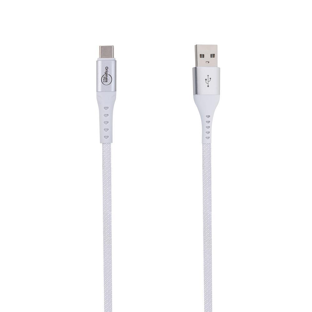 Cabo USB-A para USB-C 1,2 m, Originais iPlace, Branco - 7