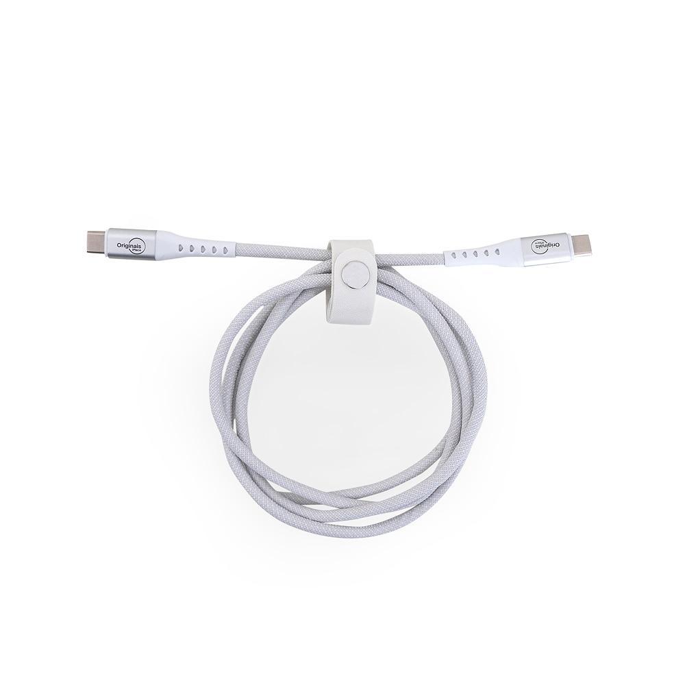 Cabo USB-C para USB-C 1,2 m, Originais iPlace, Branco - 6