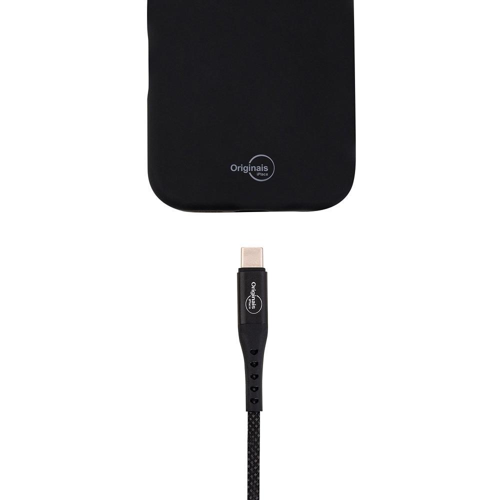 Cabo USB-C para USB-C 1,2 m, Originais iPlace, Preto - 5