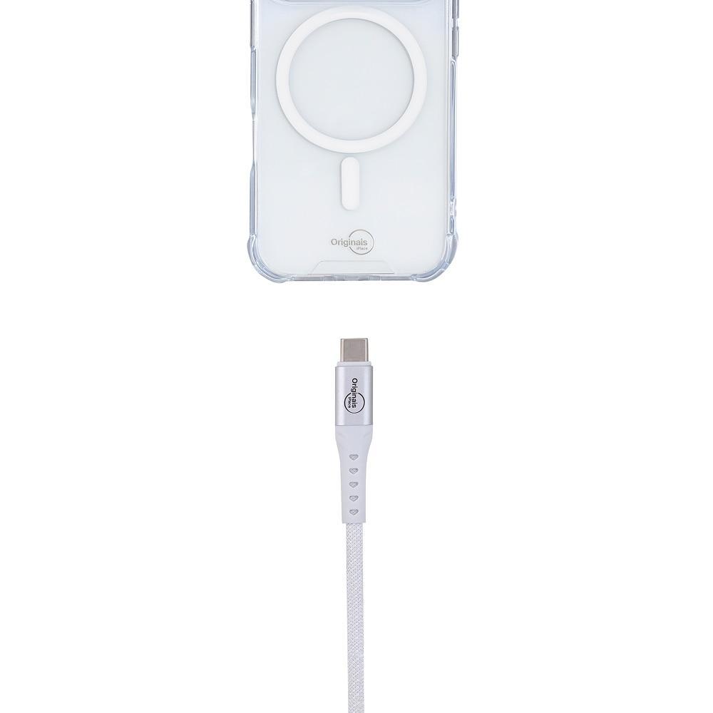 Cabo USB-C para USB-C 3 m, Originais iPlace, Branco - 5