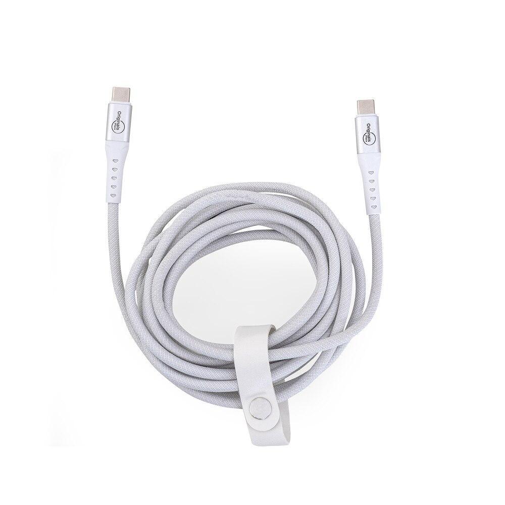Cabo USB-C para USB-C 3 m, Originais iPlace, Branco - 8