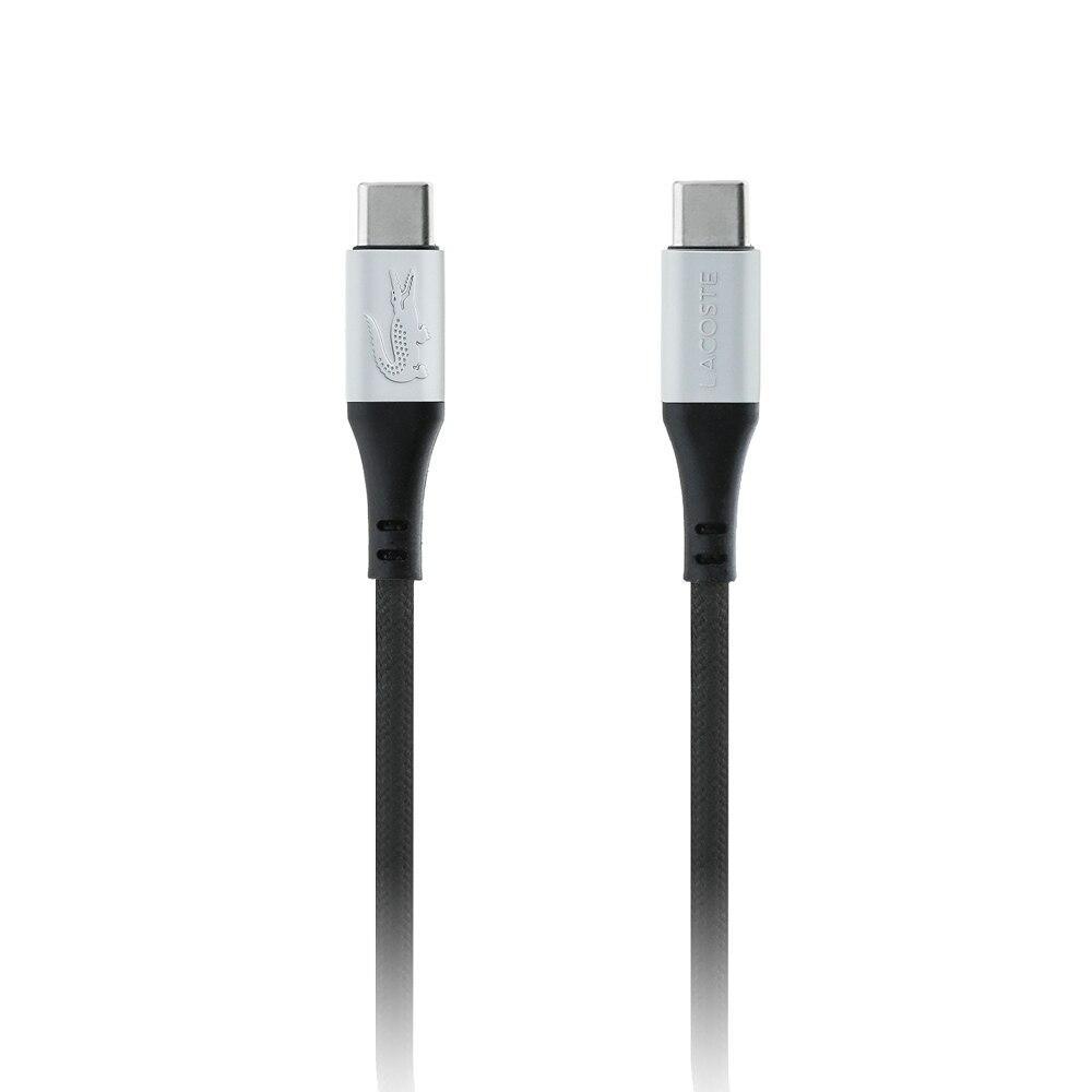 KIT Capa iPhone 17 Pro Max e Cabo USB-C Lacoste, Preta - 2