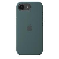 Capa de silicone para iPhone 16e – Verde‑lago - 2