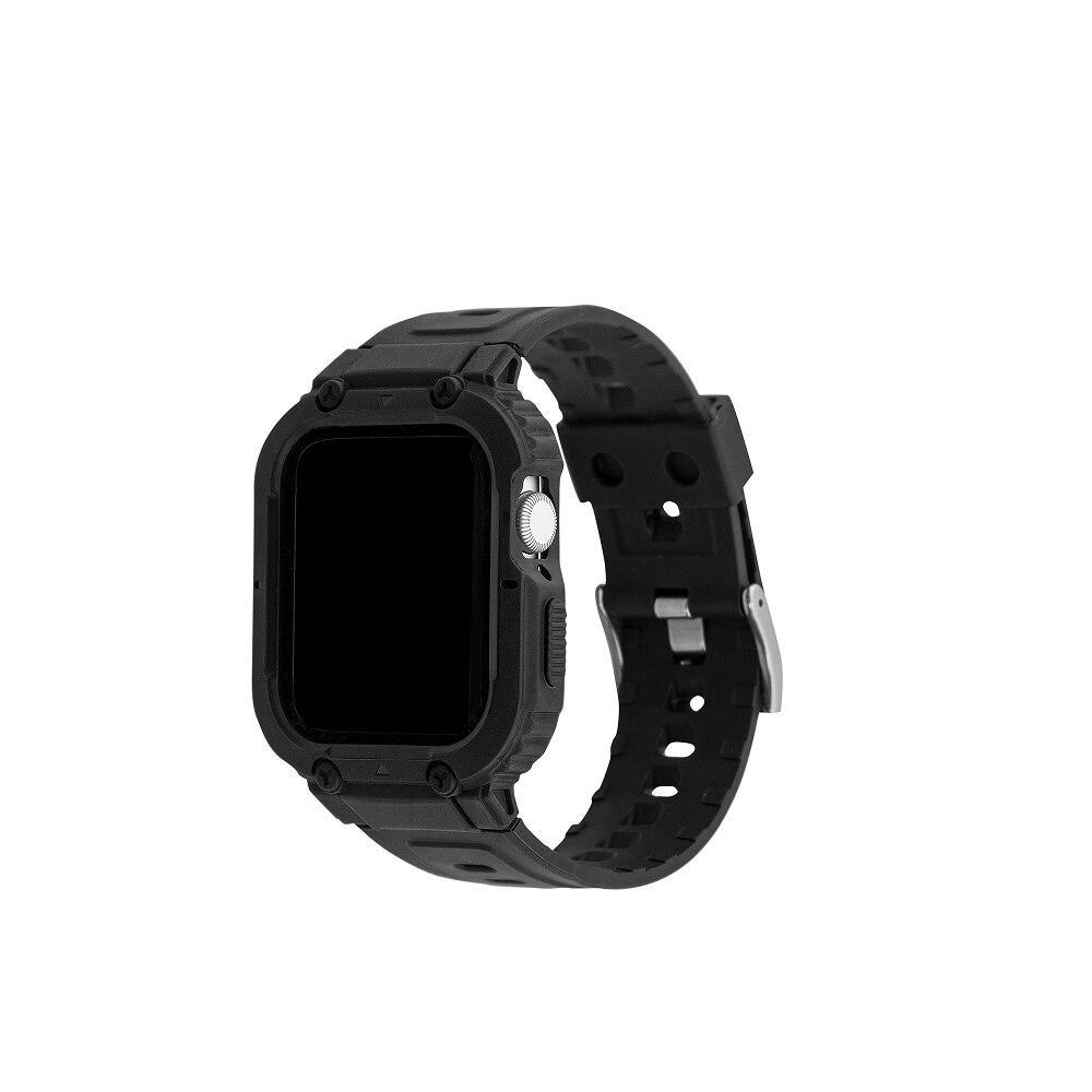 Pulseira de Bumper para Apple Watch 44mm e 45mm, Preta - 1