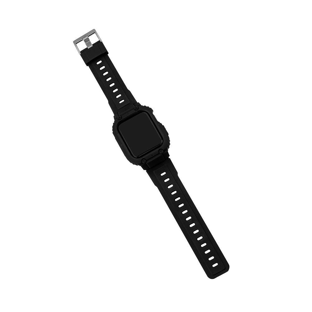 Pulseira de Bumper para Apple Watch 44mm e 45mm, Preta - 3