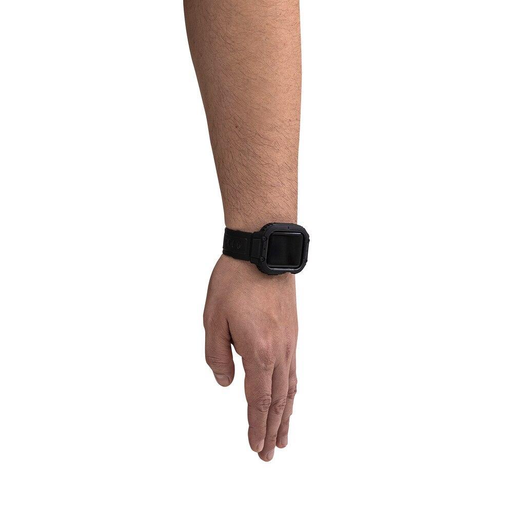 Pulseira de Bumper para Apple Watch 44mm e 45mm, Preta - 4